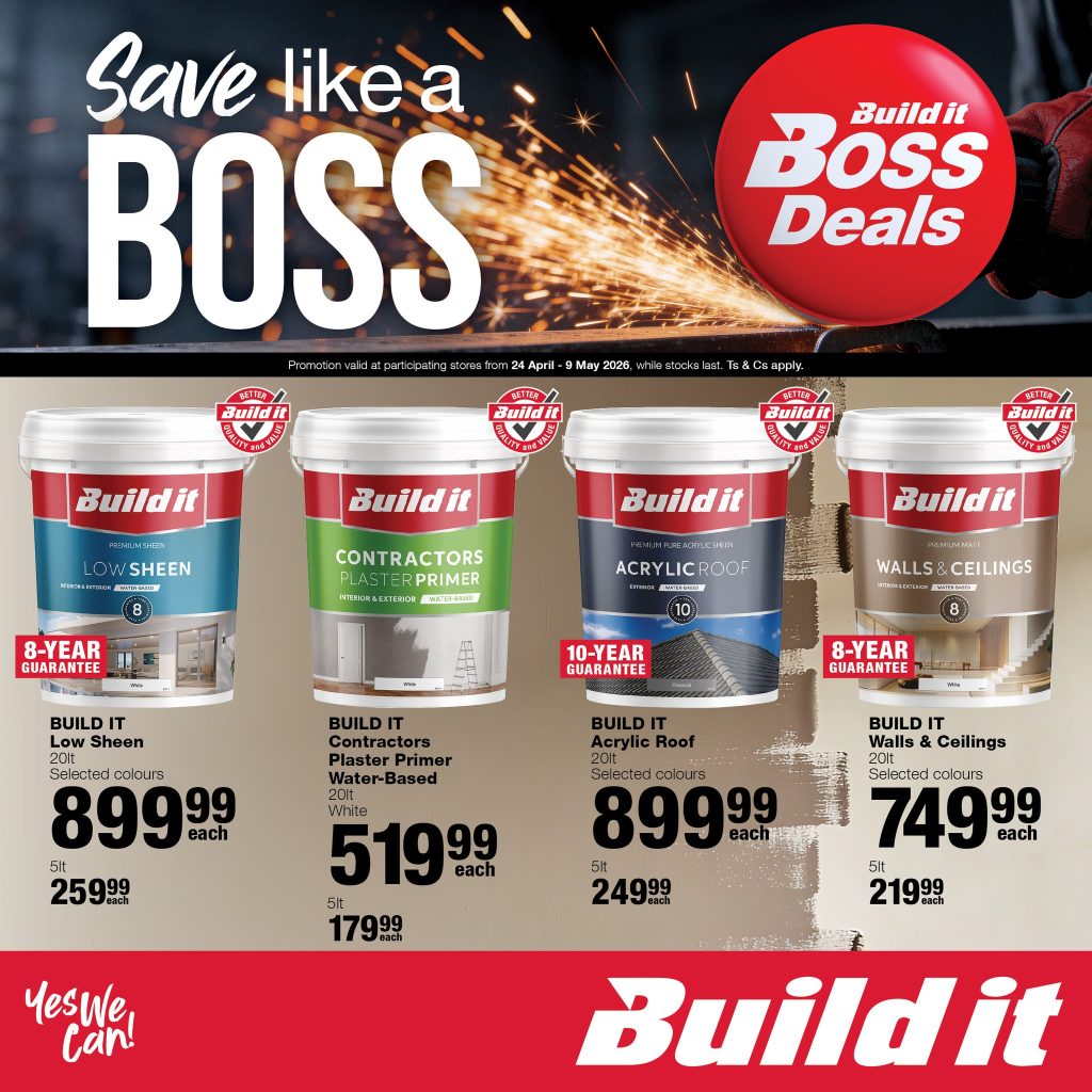 Build it Hermanus Promotions April 2026