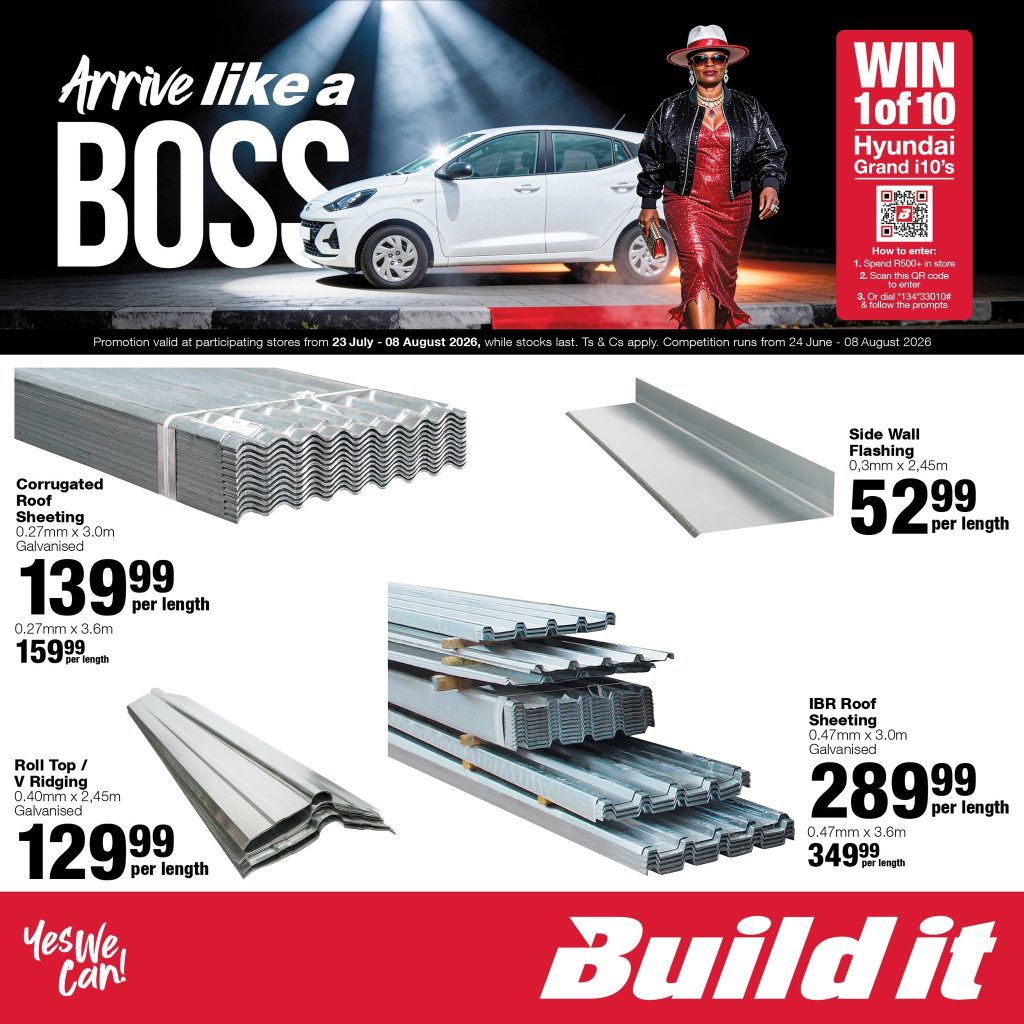 Build it Hermanus Promotions July-August 2026